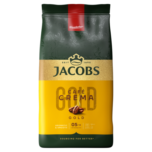 Jacobs Café Crema Gold szemes pörkölt kávé 1000 g