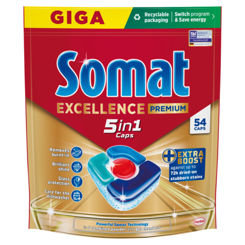Somat 5in1 Excellence mosogatógép kapszula 54 db