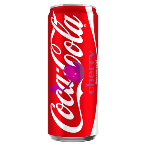 Coca-Cola Cherry cola- és cseresznyeízű szénsavas üdítőital 330 ml