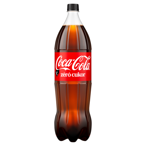Coca-Cola zéró cukor colaízű energiamentes szénsavas üdítőital édesítőszerekkel 1,75 l