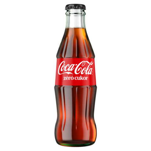 Coca-Cola zéró cukor colaízű energiamentes szénsavas üdítőital édesítőszerekkel 250 ml