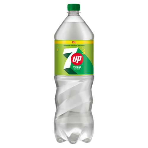 7UP energiamentes citrom és lime aromákkal ízesített szénsavas üdítőital édesítőszerekkel 2 l