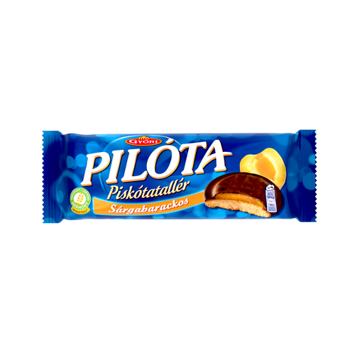 Győri Pilóta sárgabarackos piskótatallér 147 g