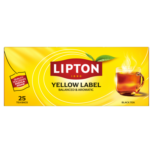 Lipton Yellow Label fekete tea 25 teafilter 50 g