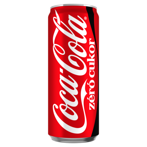 Coca-Cola zéró cukor colaízű energiamentes szénsavas üdítőital édesítőszerekkel 330 ml