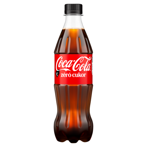 Coca-Cola zéró cukor colaízű energiamentes szénsavas üdítőital édesítőszerekkel 500 ml