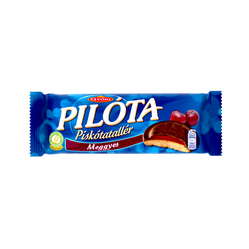 Győri Pilóta meggyes piskótatallér 147 g