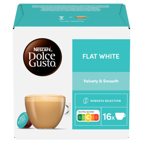 NESCAFÉ Dolce Gusto Flat White tejes kávékapszula cukorral 16 db 187,2 g