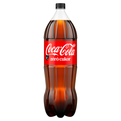 Coca-Cola zéró cukor colaízű energiamentes szénsavas üdítőital édesítőszerekkel 2,25 l