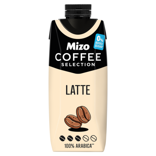 Mizo Coffee Selection Latte UHT zsírszegény kávés tej édesítőszerekkel 250 ml