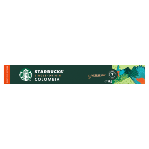 Starbucks by Nespresso Colombia őrölt pörkölt kávé 10 kapszula 57 g