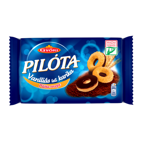 Győri Pilóta vaníliás ízű karika 150 g