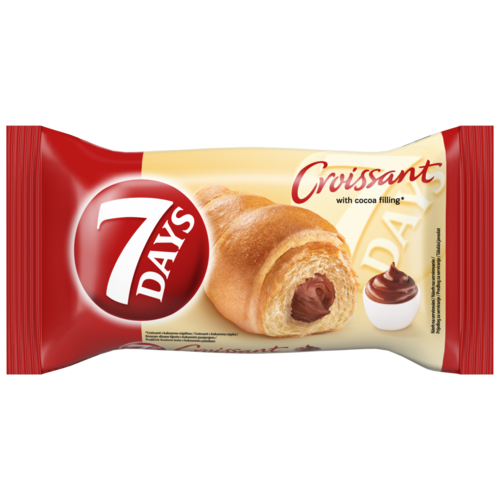 7DAYS croissant kakaós töltelékkel 60 g