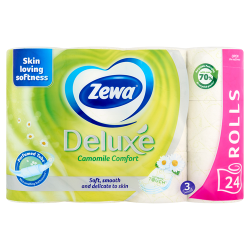 Zewa Deluxe Camomile Comfort toalettpapír 3 rétegű 24 tekercs