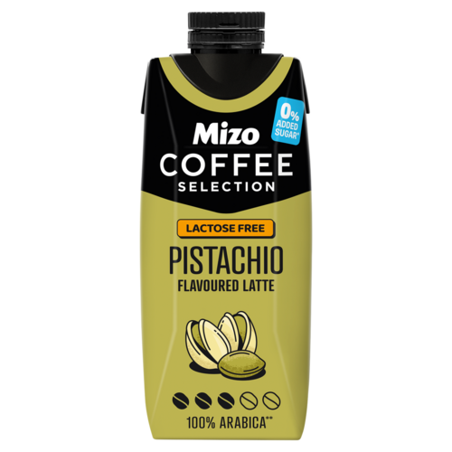 Mizo Coffee Selection Pistachio Flavoured Latte UHT laktózmentes pisztáciás kávés tej 250 ml