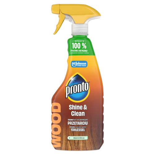 Pronto Shine & Protect Wood bútortisztító spray 500 ml
