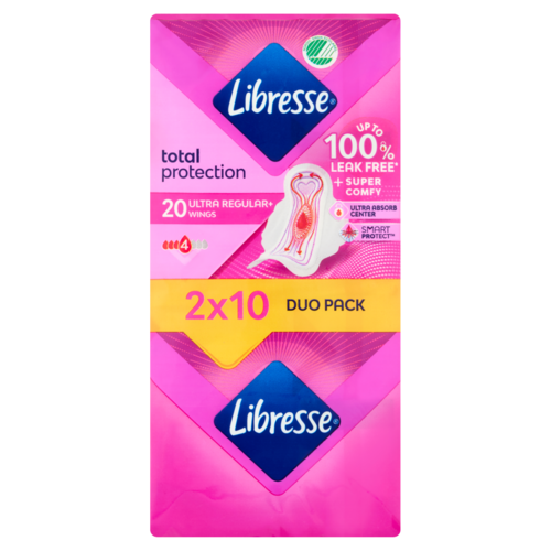 Libresse Ultra Regular+ szárnyas egészségügyi betét 2 x 10 db