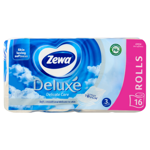 Zewa Deluxe Delicate Care toalettpapír 3 rétegű 16 tekercs