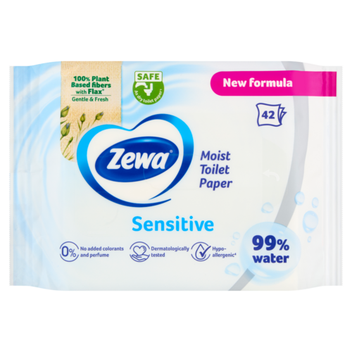 Zewa Sensitive nedves toalettpapír 42 db