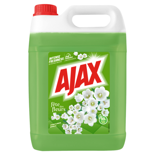 Ajax Fetes des Fleurs Tavaszi virágok Zöld általános tisztítószer 5000 ml