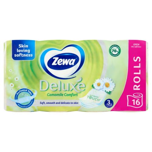 Zewa Deluxe Camomile Comfort toalettpapír 3 rétegű 16 tekercs