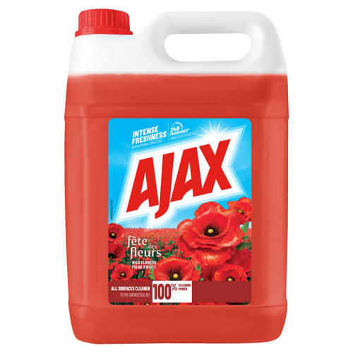 Ajax etes des Fleurs Pipacs Piros általános tisztítószer 5000 ml