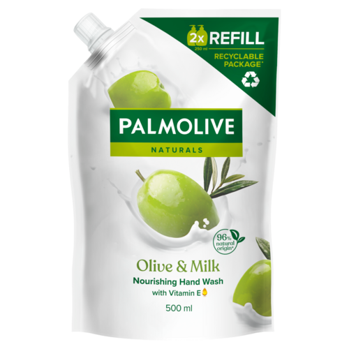 Palmolive Naturals Milk & Olive folyékony szappan utántöltő 500 ml