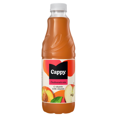 Cappy Őszibarack Mix gyümölcsital őszibarackpüré és almalé sűrítményből 1 l