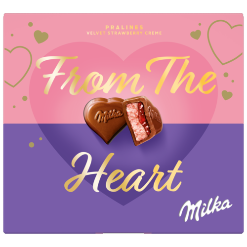 MILKA I LOVE TEJCSOKOLÁDÉ EPRES KRÉMMEL DARABOK 114 g