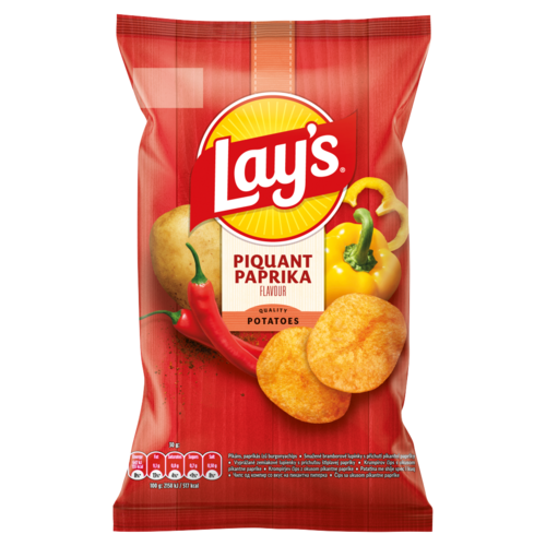 Lay's pikáns, paprikás ízű burgonyachips 60 g
