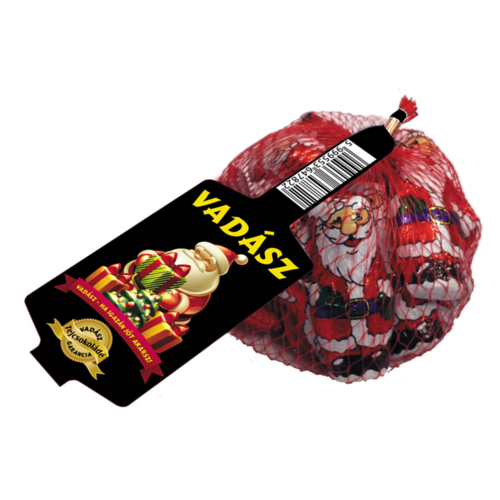 Vadász tejcsokoládé Mikulás hálóban 100 g 