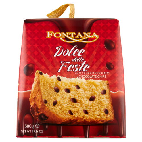 Fontana természetes kelesztéssel, kemencében sütött cukrásztermék csokoládécseppekkel 500 g