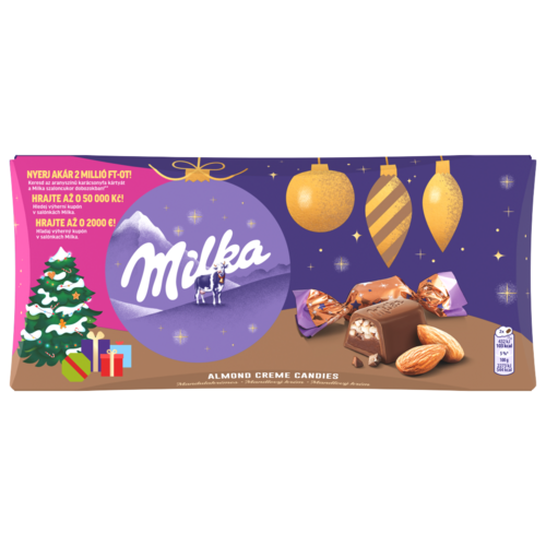 Milka mandulakrémes szaloncukor 255g