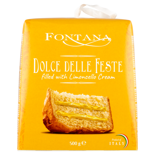 Fontana Dolce Delle Feste természetes kelesztésű pékáru, limoncello krémmel töltve 500 g