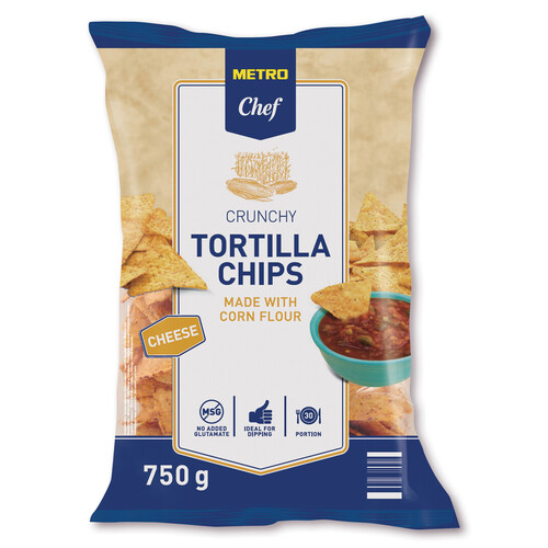 METRO Chef Tortilla Chips Sajt Ízű 750 g