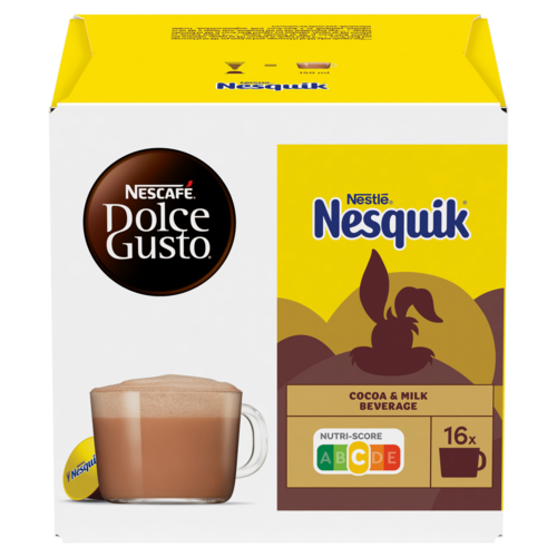 NESCAFÉ Dolce Gusto Nesquik kakaó alapú italpor tejporral 16 kapszula x 16 g (256 g)