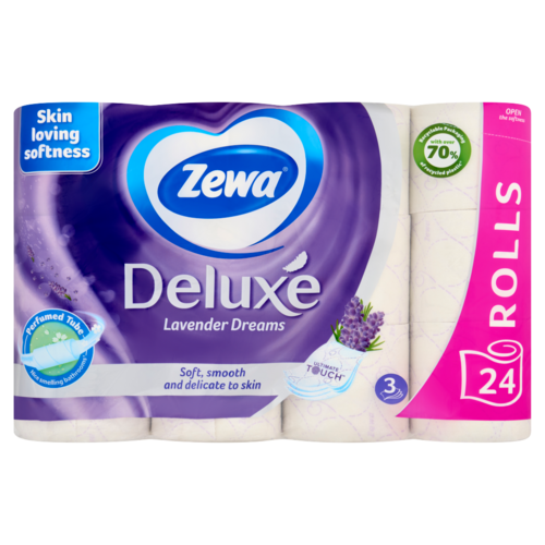 Zewa Deluxe Lavender Dreams toalettpapír 3 rétegű 24 tekercs