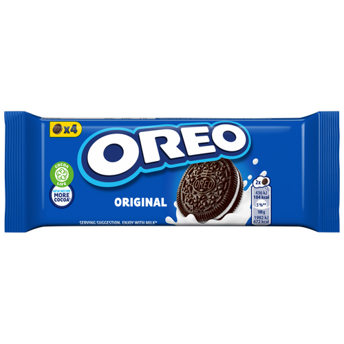 Oreo Original Vaníliaízű Töltelékkel Töltött Kakaós Keksz 44 G