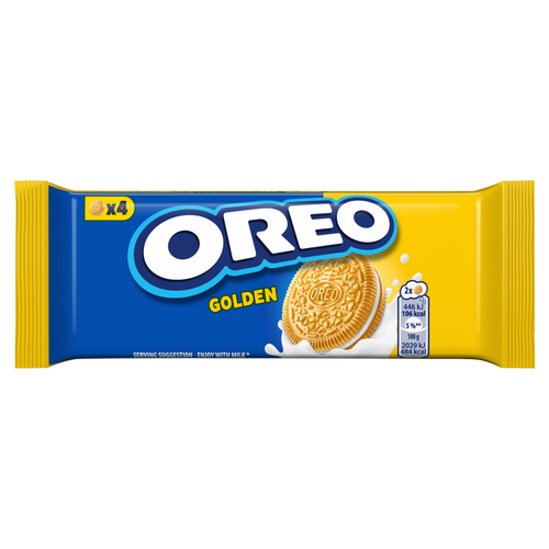 Oreo Golden Vaníliaízű Töltelékkel Töltött Keksz 44 G