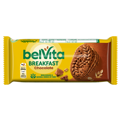 Belvita Kakaós, Gabonás Keksz Csokoládédarabokkal 50g