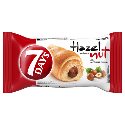 7days Croissant Mogyorós Töltelékkel 60 G
