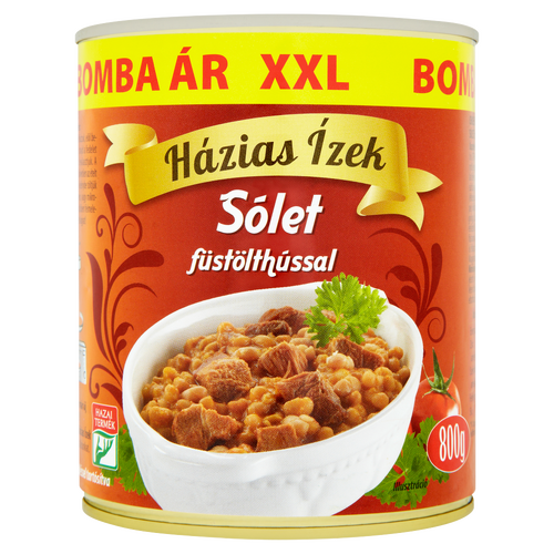 Házias Ízek sólet füstölthússal 800 g