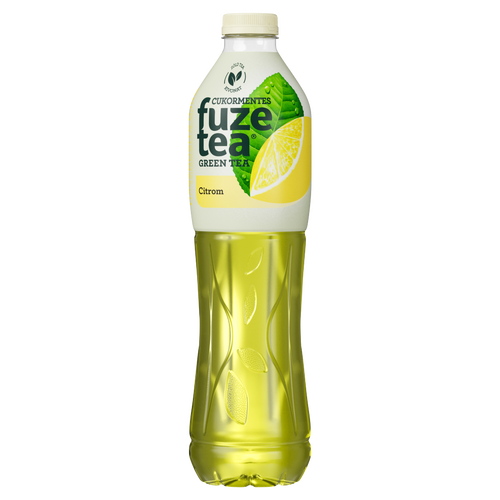 Fuze Tea energiamentes, szénsavmentes citromízű üdítőital zöld tea kivonattal 1,5 l