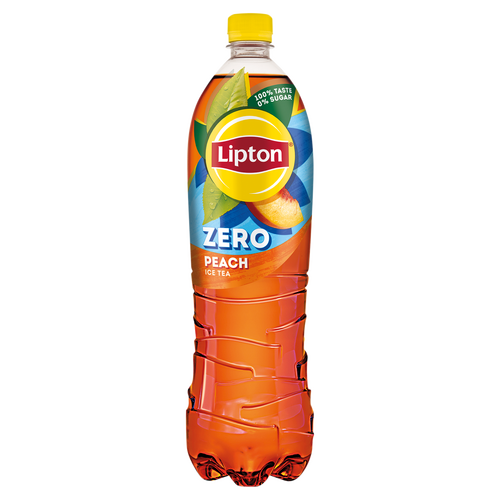 Lipton Ice Tea Zero energiamentes, őszibarack ízű üdítőital feketetea-kivonattal 1,5 l