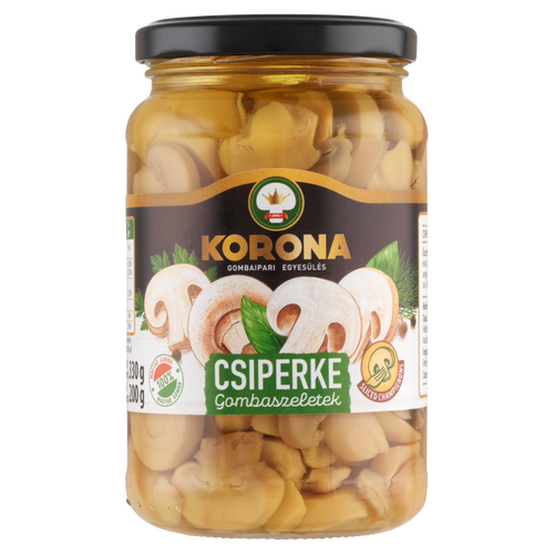 Korona csiperke gombaszeletek 330 g