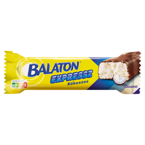 Balaton Expressz tejcsokoládéval mártott kókuszos szelet 35 g