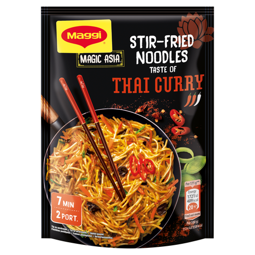 Maggi Magic Asia tészta thai curry ízesítésű szósszal 128 g