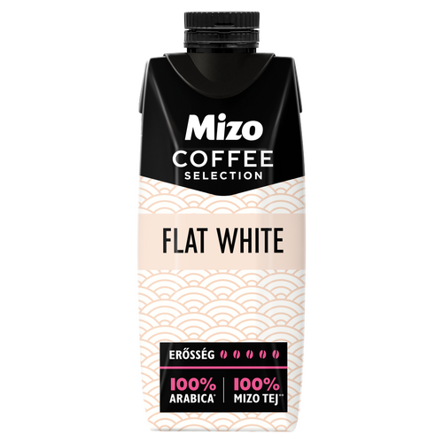 Mizo Coffee Selection Flat White UHT zsírszegény kávés tej 250 ml