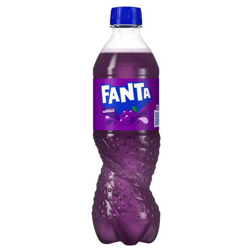 Fanta szőlőízű szénsavas üdítőital cukorral és édesítőszerekkel 500 ml