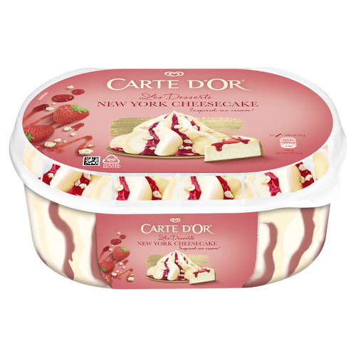 Carte d'Or Jégkrém Epres Sajttorta 825 ml